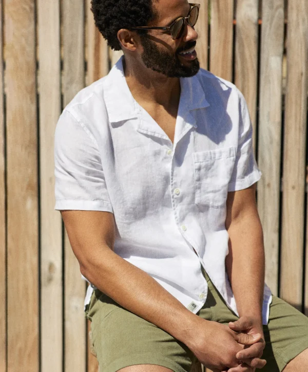 Linen S/S Camp Shirt^Outerknown Cheap