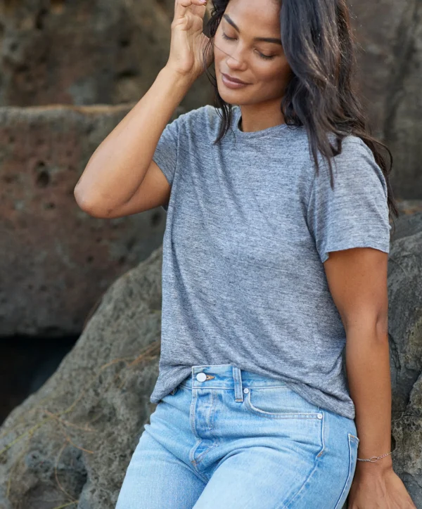 Offshore Linen Tee^Outerknown Discount