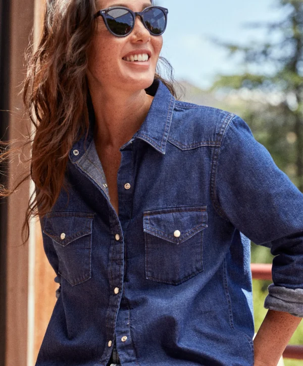 Wyatt Western Denim Shirt^Outerknown Discount