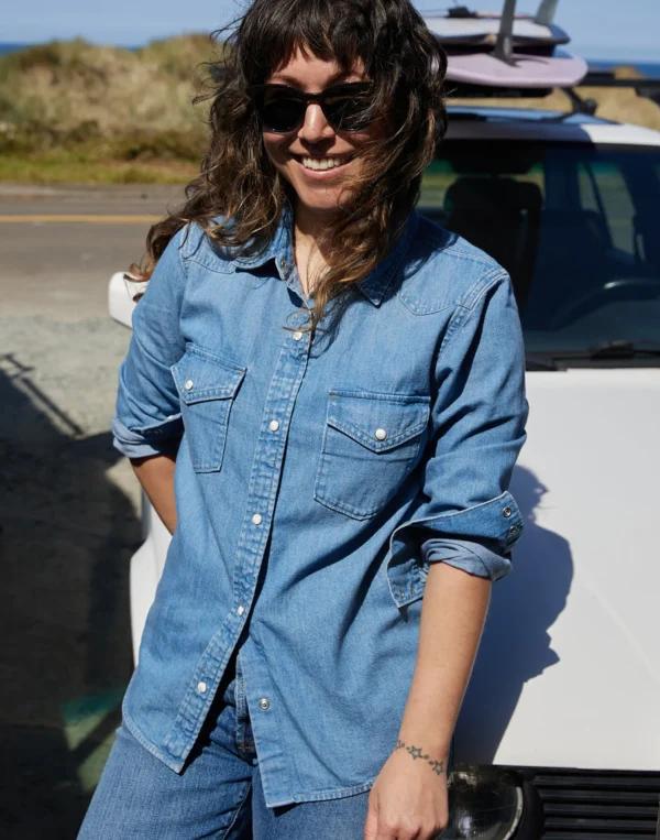 Wyatt Western Denim Shirt^Outerknown Fashion